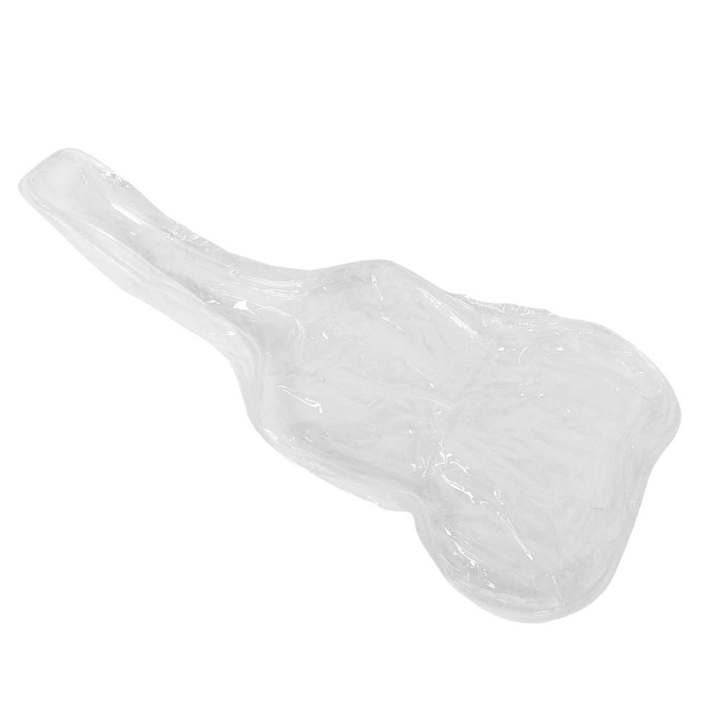 Guitar Dust Cover Transparent PVC Water Proof Acoustic Electric Guitar Cover Protective Storage Bag for 40in 41in Guitar