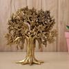 Brass Kalpavriksha Tree Showpiece Birds Sitting On Branch Table Decor Handicraft Decoration Vaastu Fengshui Gift with Antique Polish