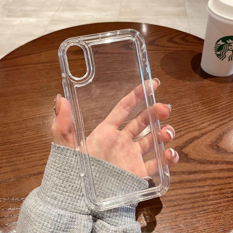 Applicable To Iphone16promax Photo Frame Airbag Mobile Phone Case Apple 15 Transparent 13 Simple 11 Anti-drop Protective Case