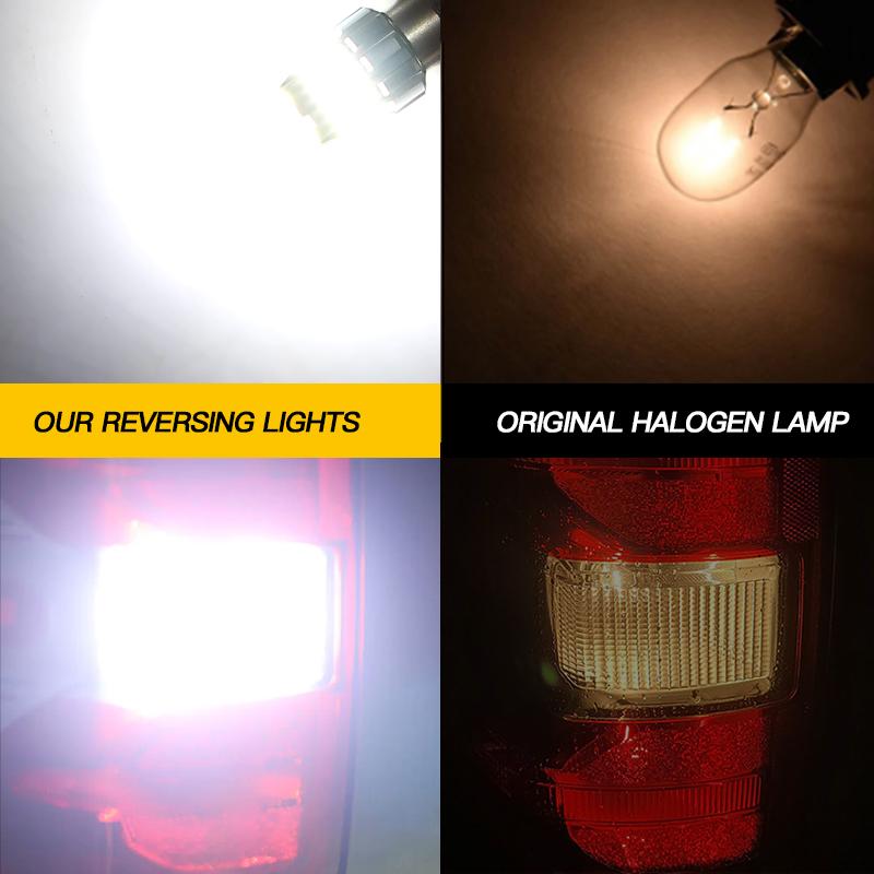 2PCS 1156 BA15S P21W BAU15S PY21W Parking Lamp Daytime Running/reverse/Brake Lights/Turn Signal 1157 T20 7443 W21/5W 3157 P27/7W