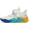 New Bastard Peak Cushioned Wear Resistant Slip Resistant Breathable Low Top Chunky Sneakers Men's White Blue Yellow 112028085-3