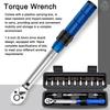 Quick-release Torque Wrench High Precise Torque Preset Wrenches 2-24N.m Torque Adjustable 1/4inch Ratchet Wrench Bike Car Bicycle Repairing Tool