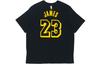 Nike T Shirts Men's Black Crew Neck Moderate Straight Fit AA2591-022