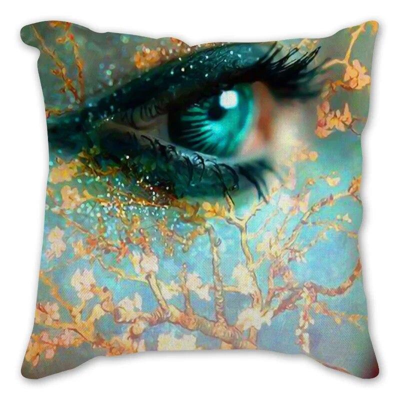Home Decor New Year Decorations Bedroom Living Room Sofa Cushion Cover Eye Pillow  Christmas Tears