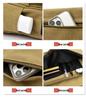 Korean Canvas Messenger Bag: Trendy Large Capacity Shoulder Bag for Men, Students, and Camera Gear