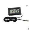 2026 Aquarium Waterproof Probe Thermometer Digital LCD Fish Tank Waterproof Thermometer Measuring Instrument Reptile NO Battery