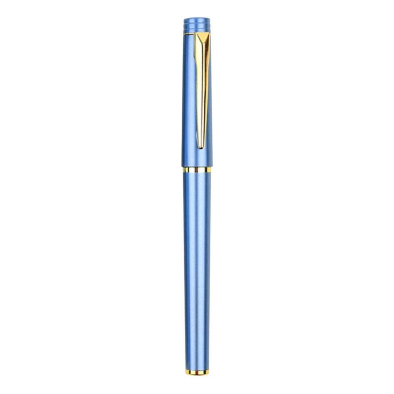 

Roller Ballpoint Pen Metal Clip Office Business Signature Pen Birthday Gift for Students Business Man Signing 1 светло-синий