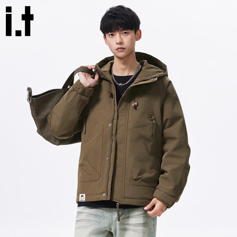 CHOCOOLATEit Men s Loose-Fit Three-Proof Cotton Jacket L