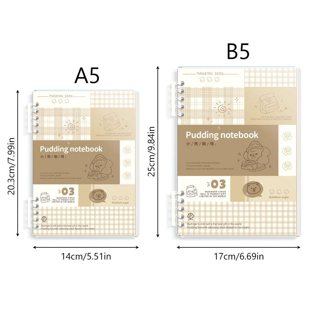 60Sheets/Book Horizontal Line Inner Pages Memo Pad Thick Diary Book  Students Writing