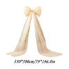 Large Christmas Bow Pendant Pearl Yarn Bow Xmas Tree Bowknot Pendant Ornaments for Home Decor New Year Party Decoration