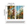 2 pcs, filtering curtains (excluding rods, non-movable, without batteries) Monkey Orchard for use in bedrooms and living rooms