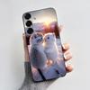 For Samsung Galaxy A26 A36 A56 5G Casing New Design 2024 Heart Printed Black Matte Soft Silicone Protective Cover Case