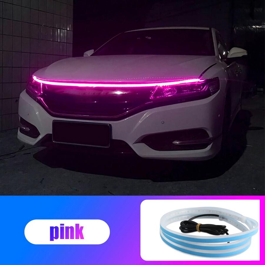 LED Daytime Running Light Strips LED Car Hood Lights DRL Auto Headlight Strip Flexible Waterproof Drl Led Lamp