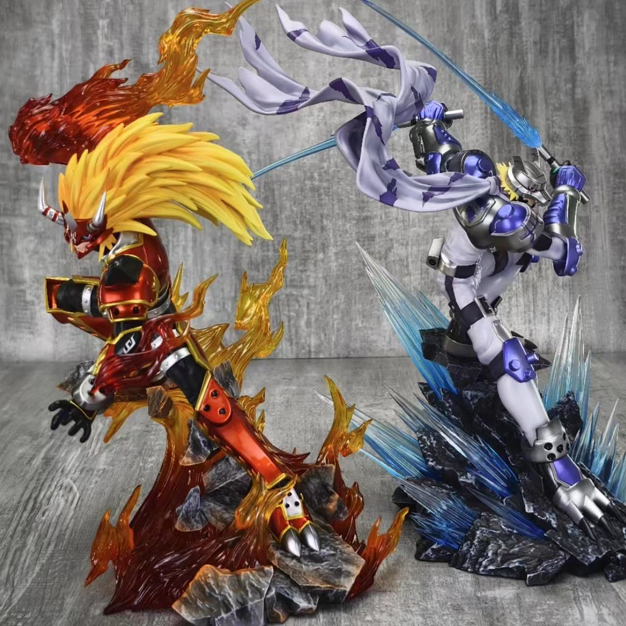 Discover Intime Digimon Adventure Anime Figure Wolfmon Action Figures Pvc Statue Collection Decoration Model Playthings Gifts Great For Daily Use
