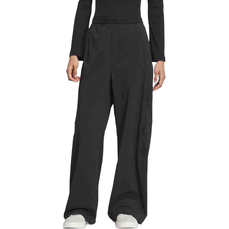 Adidas Solid Color Breathable Comfortable Sports Casual Pants Women Bottoms Black JM8791