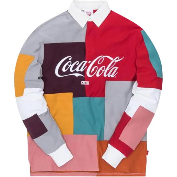 Kith x Coca-Cola Rugby Multicolor Men Tops Multi-Color KH3542-115