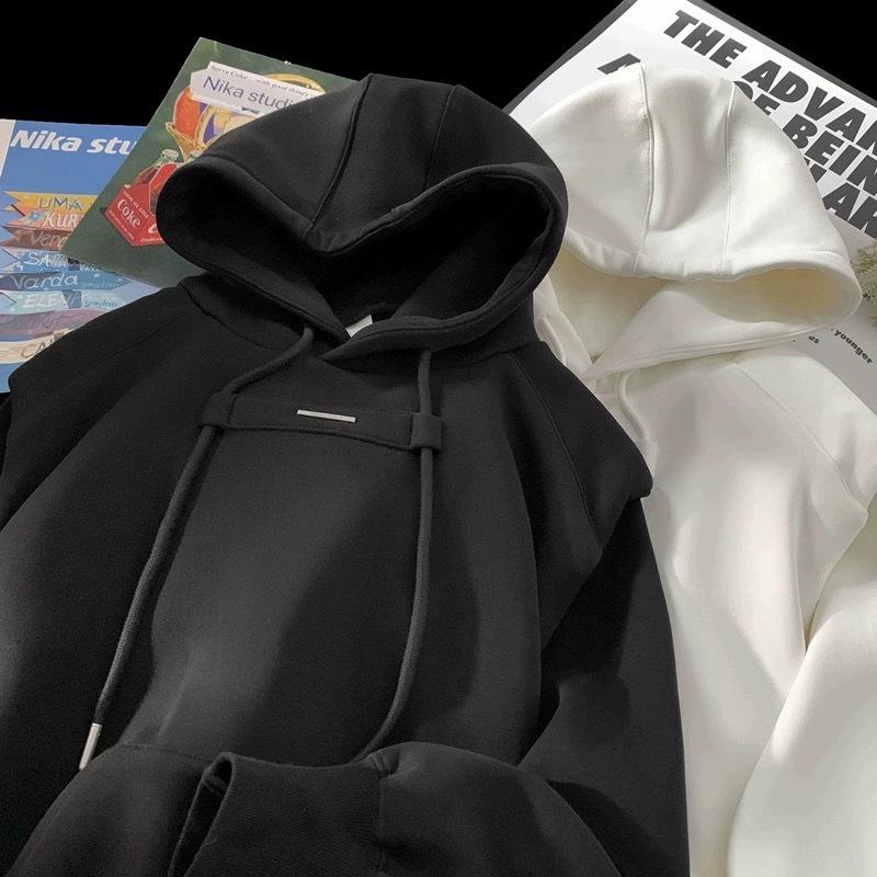 Unisex Casual Hoodie Long Sleeve Loose Sweatshirt Men Women Daily Wear Pullover Hooded Top