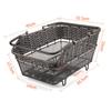 Generic Bicycle Rear Cargo Basket Sturdy Multifunctional with Carry Handle