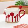 Ins Design Sense Niche Mug High Value Ceramic Cup Large Capacity Couple Cup Office Coffee Milk Cup
