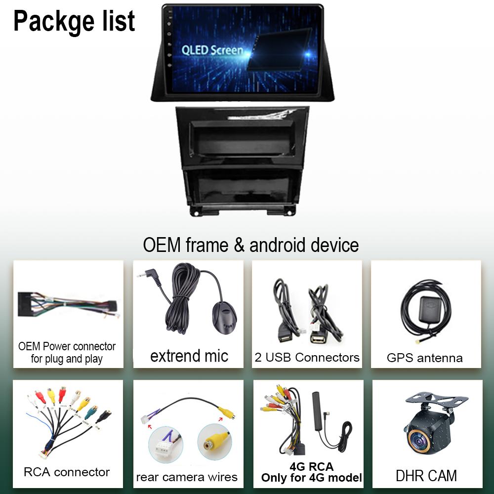 For Honda Accord 8 2008 2009 2010 Android 14 Car Multimedia Player Navigation Head Unit GPS Autoradio Audio Carplay Android Auto