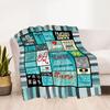 Nurse Life Quotes Customize Text Lightweight Customizable Blanket Soft & Cozy Throw For Picnics Ideal for All Seasons Modern Style