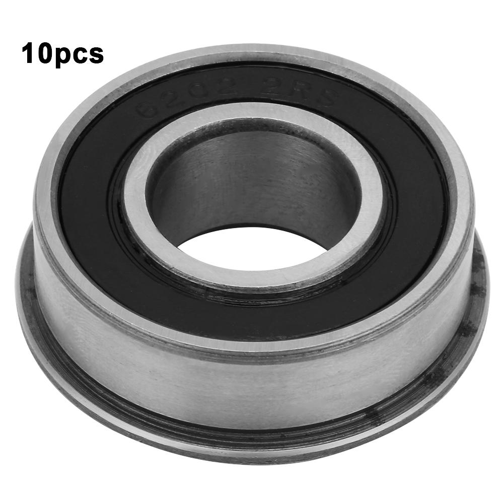 

10Pcs F6202RS Bearing Steel Deep Groove Ball Bearing 16mm