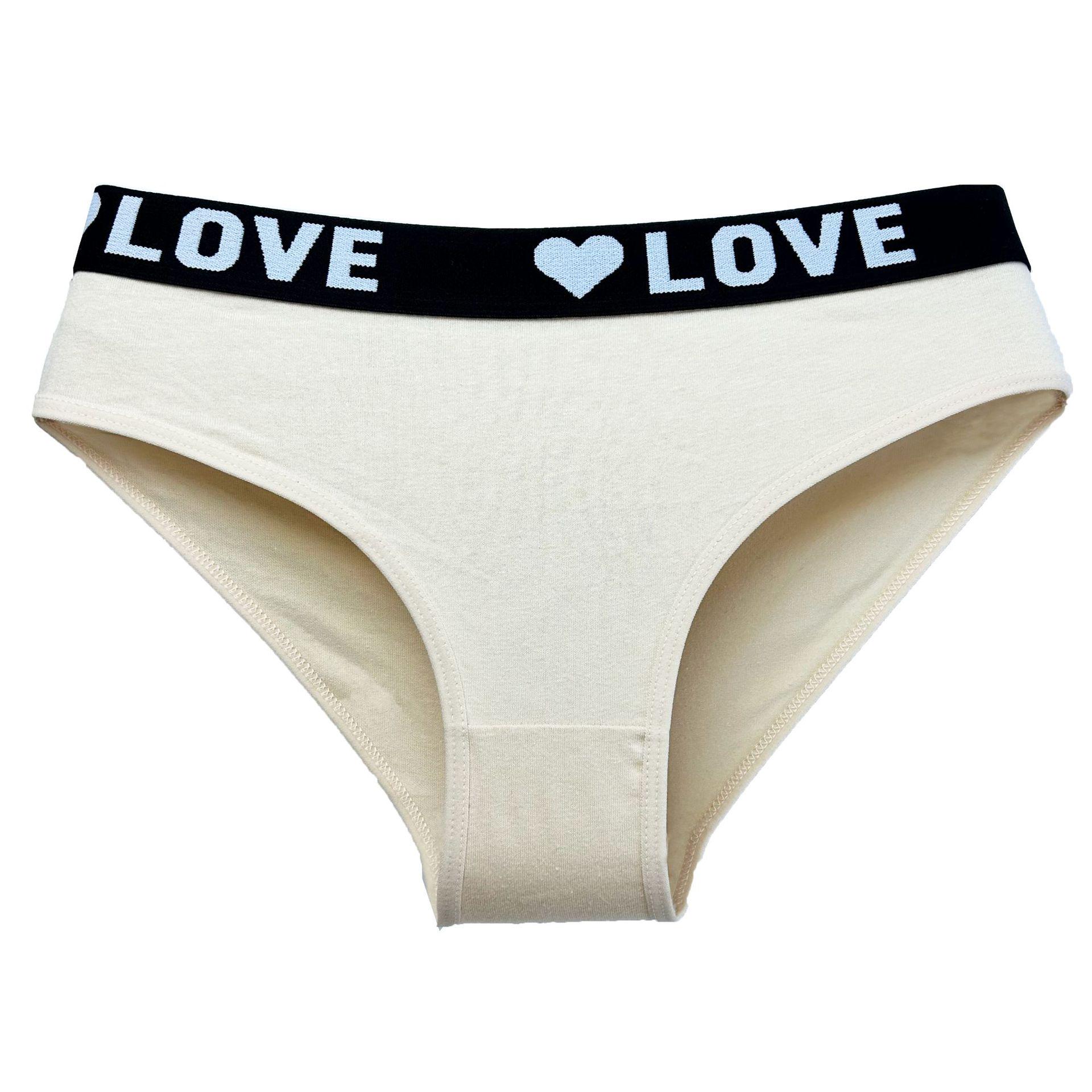 

Європейський та американський принт Жіночі бавовняні трусики із середньою посадкою, контролем живота та повітропроникні L (34)