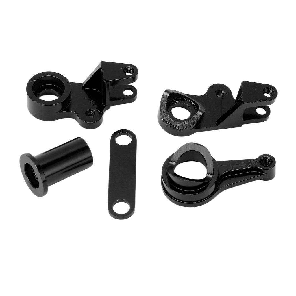 Aluminum Alloy Steering Group Kit for Traxxas 1967 C10 Drag Slash RC Car Upgrades Parts Black