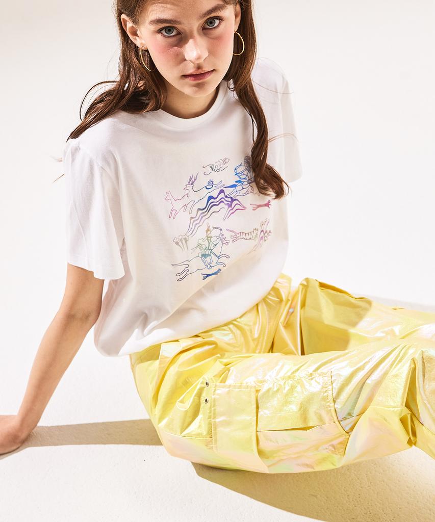 YUGADANG Pearl Jogger Pants_Yellow