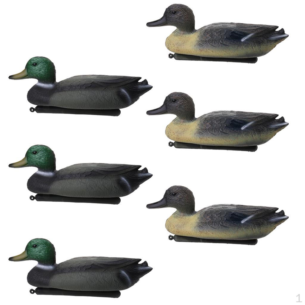 

6 шт. 3 DECOY Плавающая приманка с килем для улицы