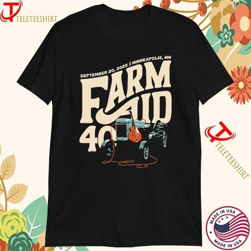 

Farm Aid Minneapolis, MN Sept 20 2025 Unisex T-Shirt 2XL