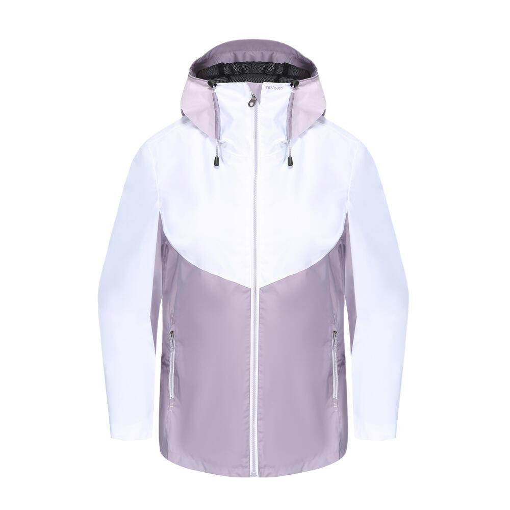 DECATHLON SAILING 100 Waterproof Windproof Warm Other Jackets Women's Purple/Snow White
