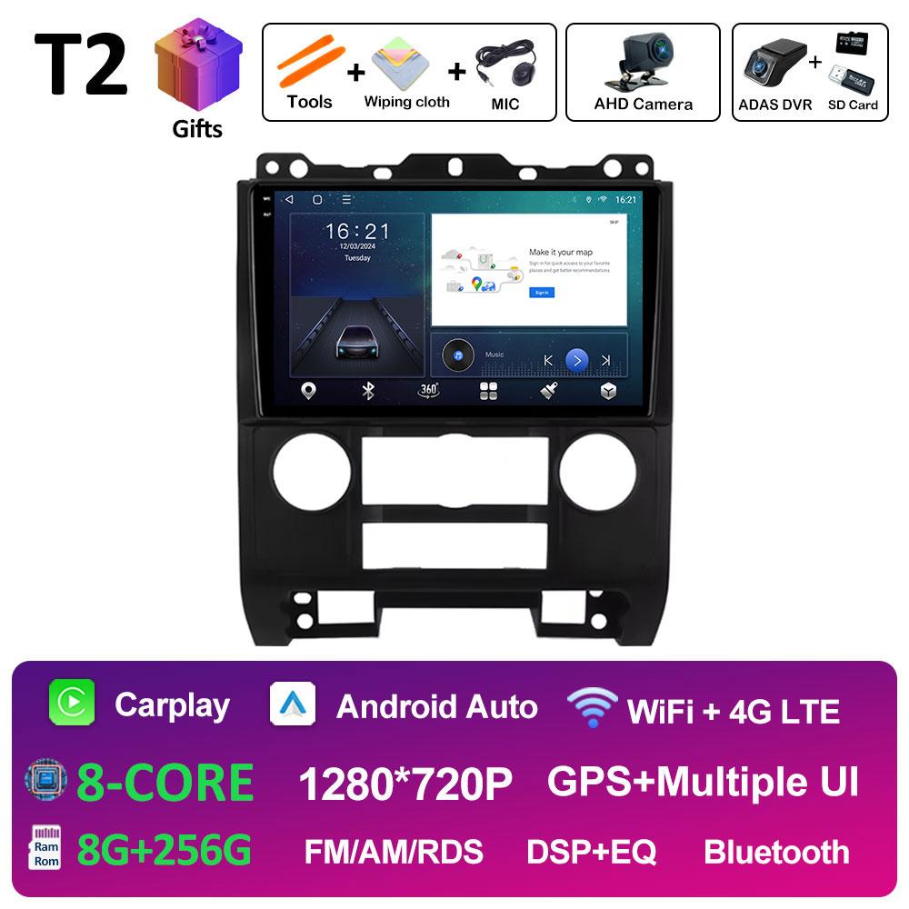 DSP Stereo Android Auto Carplay For Ford Escape 2007 2008 2009 2010 2011 2012 GPS Navi Smart System Touch Screen WIFI Auto Tools