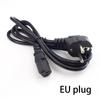 Euro Plug To EU AU Extension Electric LCD Cord 1.5m  For Monitor Printer IEC C13 AC