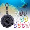 Diving Snorkel Flexible Rolls Up Silicone Snorkel with Compacts Storage Case for Spearfishing, Freediving, Snorkeling