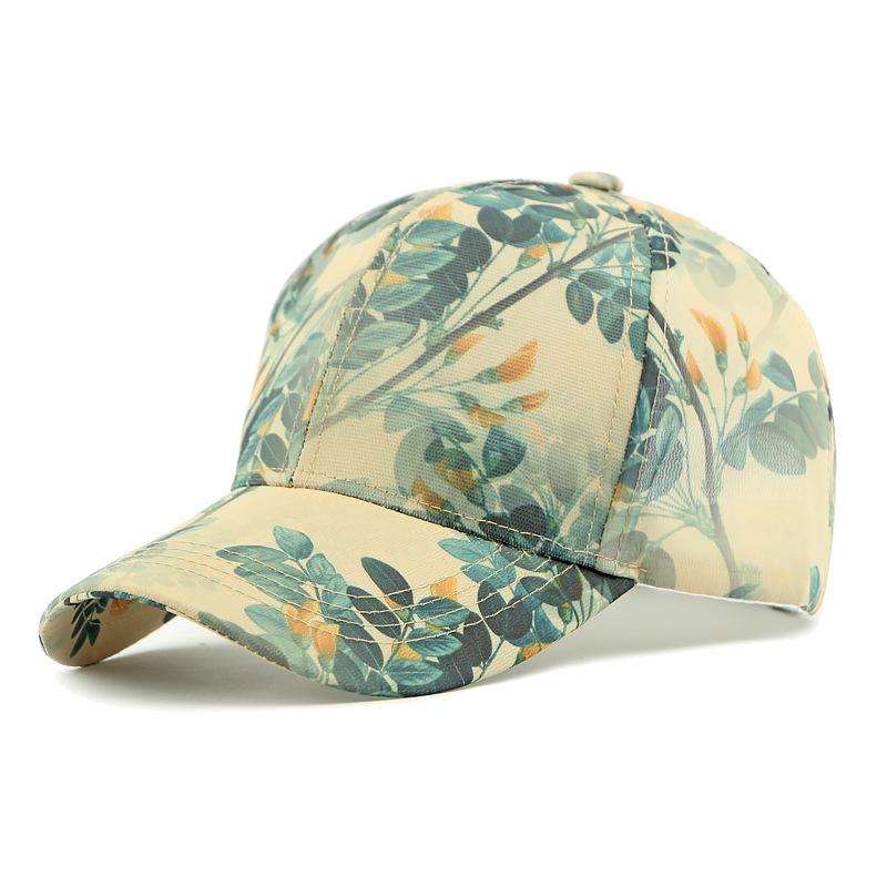 Women Baseball Cap Spring Summer Outdoor Sun Protection Sun Hat Printed Cap