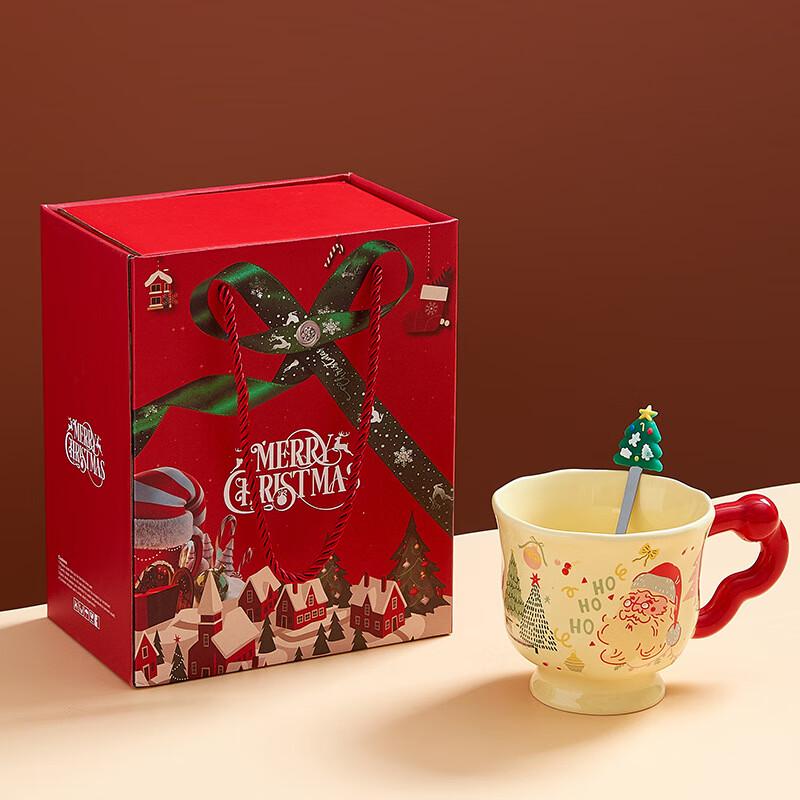 Shangqi Cartoon Christmas Ceramic Mug Set