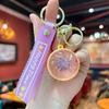 Cat Paw Glowing Keyboard Keychain Soft Dumpling Clicker Keyring Stress Relief Squeeze Pendant Fidgets Toys Glowing In The Dark