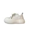 Thick-soled big-headed board shoes increase the height of small autumn and winter new velvet bread shoes muffin casual dad shoes women