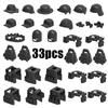 Military Building Blocks Solider Figures Weapons RPG Equipment  Vest Equipment Accessories Bomb Disposal Suit Samurai Sword MOC