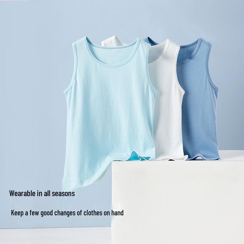 Boys' Pure Cotton Undershirt Vest