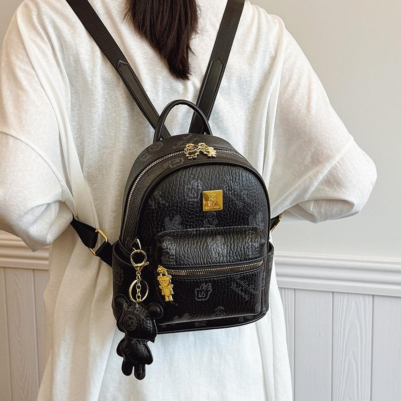 Retro Small Bag Women's Casual Fashion Niche Design Backpack Casual Lightweight Travel Small Backpack