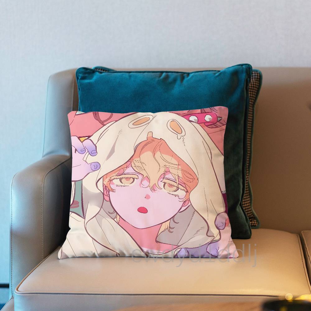 AAlien Stage Luka Pillow Case Short Plush Sofa Decorative Gift Home Doublesided Printing Cushio