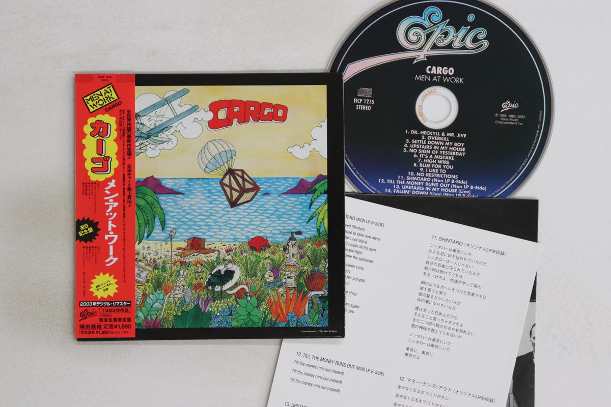

CD MEN AT WORK - Cargo(Paper Sleeve) EICP1215PROMO EPIC 2009 Japan Obi Rock Used