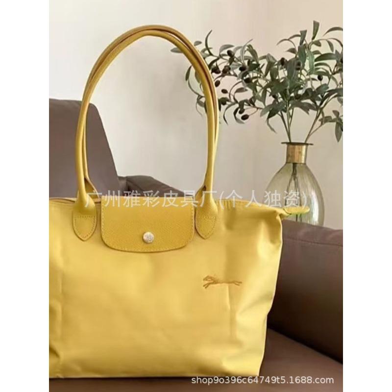 High Quality Dragon Inlaid Bag Week Commemorative Embroidered Dumpling Bag Nylon Handbag Large Capacity Shoulder Tote Bag