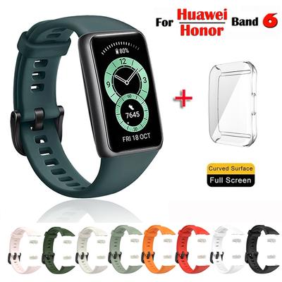 Silikonarmband för Huawei Band 6/6 Pro Armbandsbyte Klockarmband för Honor Band 6 Armband