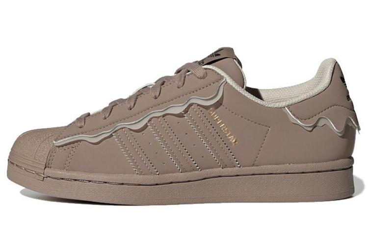 Adidas Originals Superstar  Light Grey Brown  Women s GW4440 44
