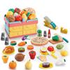 Colorful Folding New Fruit And Vegetable Cutting Set With 41 Pieces For Playtime Kids