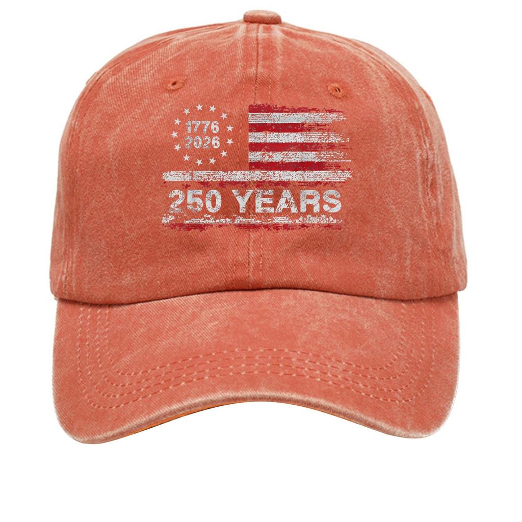 American Anniversary Commemorative Hat Printed Baseball Hat