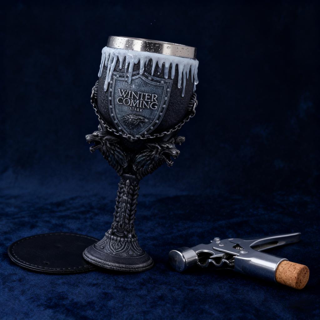 Creative Skull Series Cup Resin Beer Mug 3D Cocktail Goblet 304 Stainless Steel Viking Wine Glass Tumbler Bar Decoration
